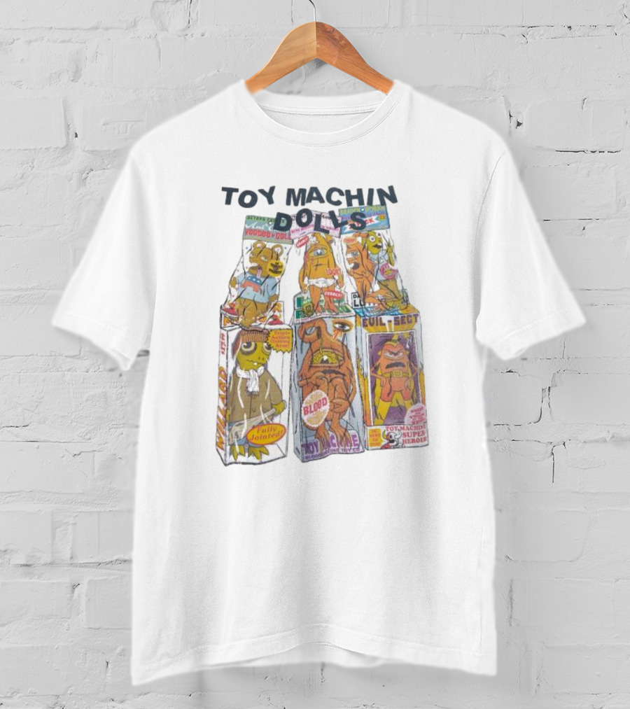 Toy Machine Dolls Evil Sect Blood Fobby Japan Super Heroes T-Shirt