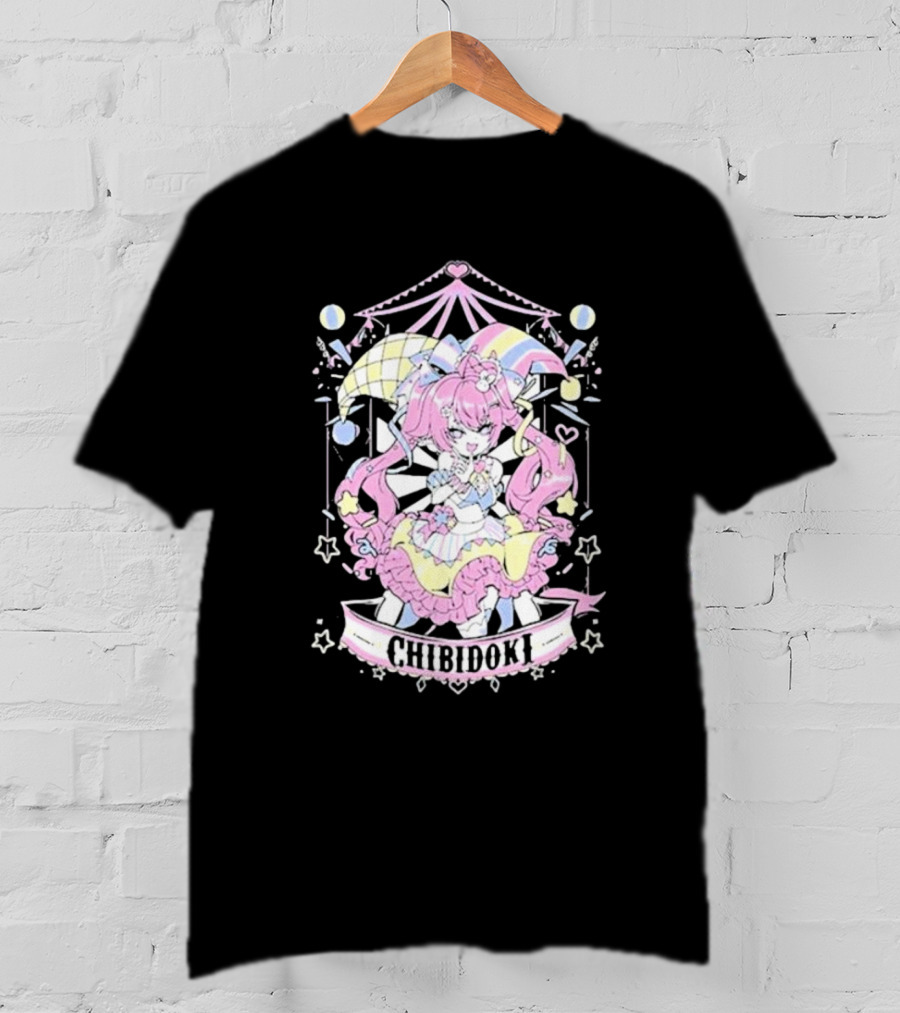 Chibidoki Pastel Circus Jester Kawaii Aesthetic T-Shirt