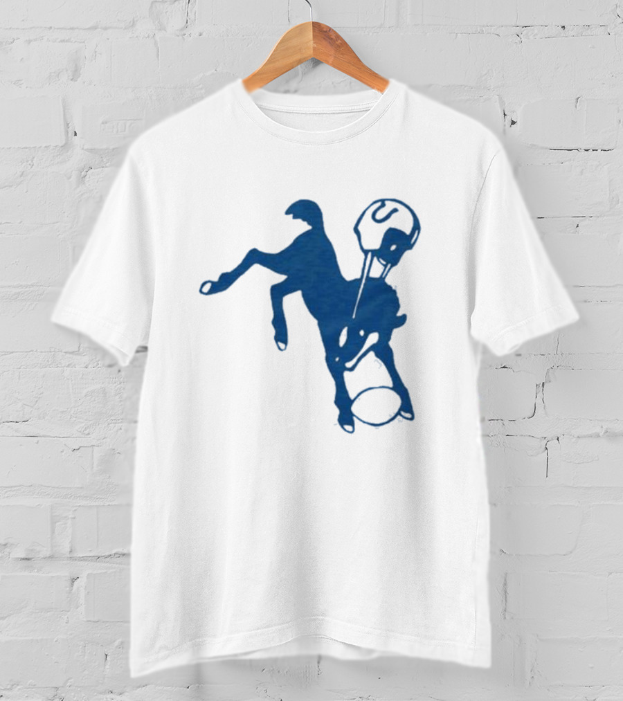 Indianapolis Colts 61 Blue Horse T-Shirt
