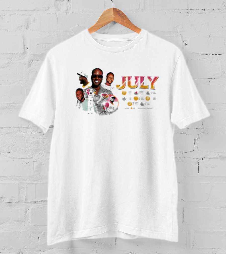 Jurickson Profar July Retro Vibe Baseball Personality T-Shirt