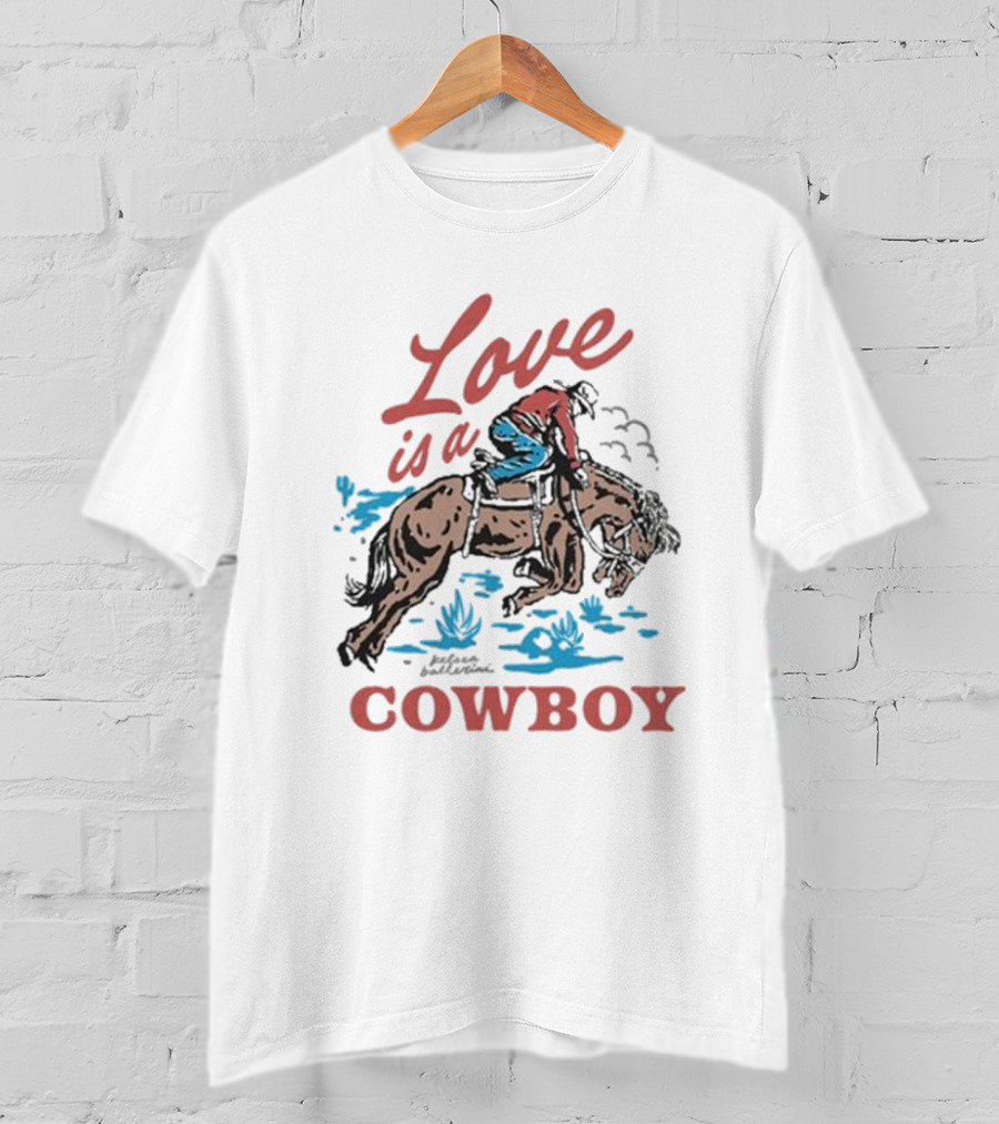 Kelsea Ballerini Love Is A Cowboy Vintage Rodeo T-Shirt