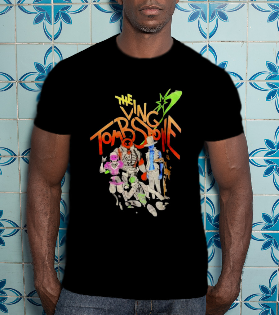 The Living Tombstone Characters And Logo With Colorful T-Shirt