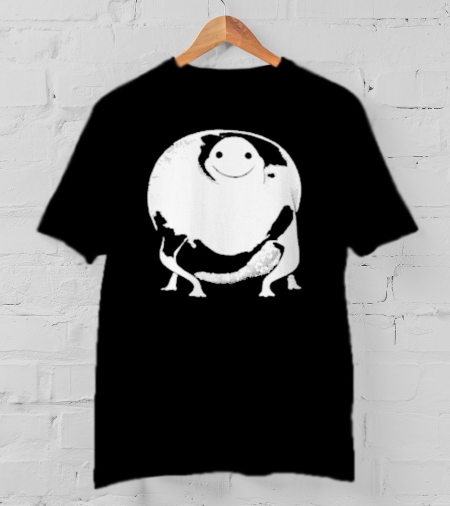 Marble City Pizza Cow Happy Black And White Smiling Cow T-Shirt