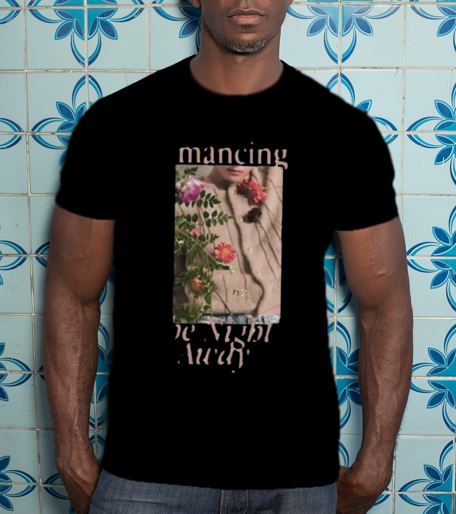 Romancing The Night Away Floral Slow Dancing T-Shirt