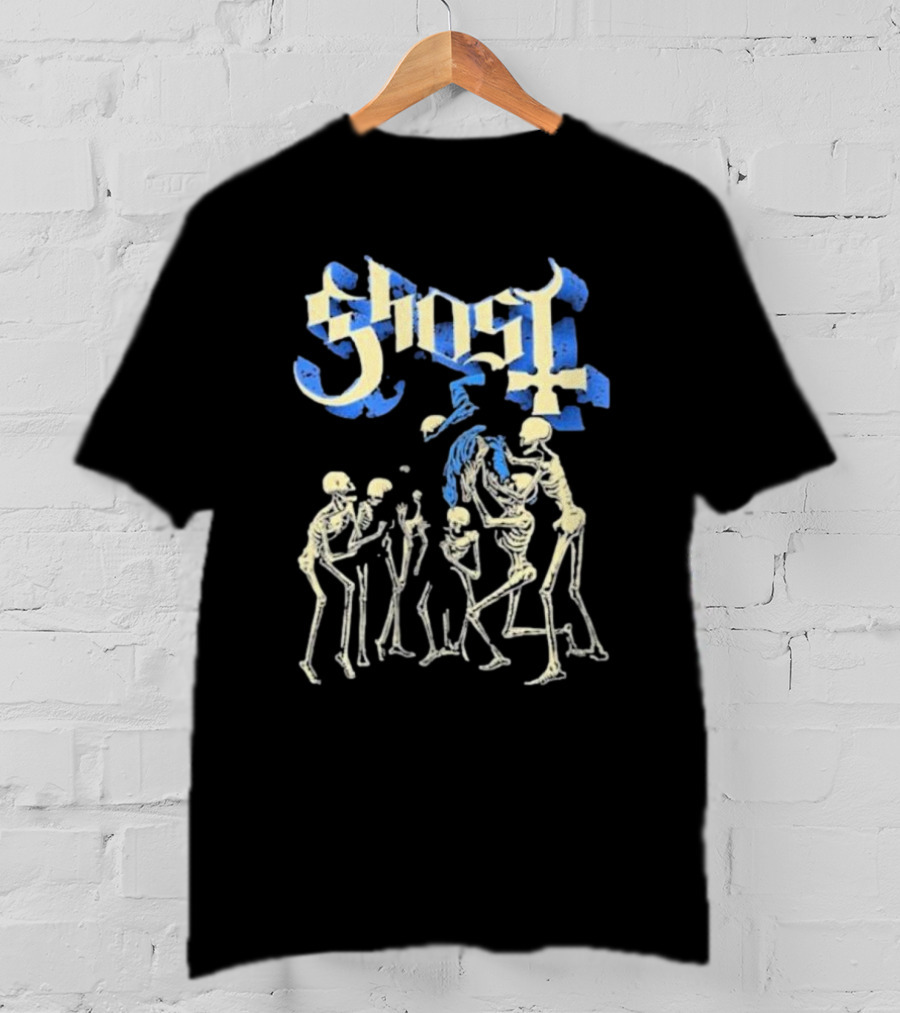 Ghost Band Skeletons Ritual Scene T-Shirt