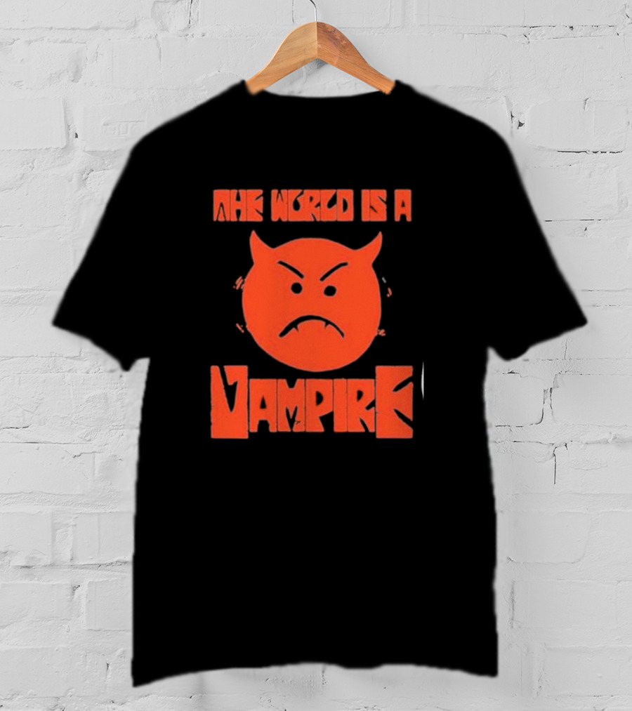 The World Is A Vampire Angry Red Devil Face T-Shirt