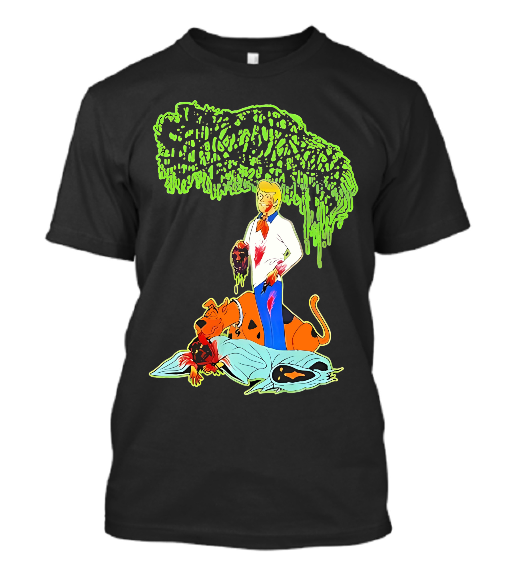 Sanguisugabogg Scooby Doo Fred Jones Horror Mashup T-Shirt