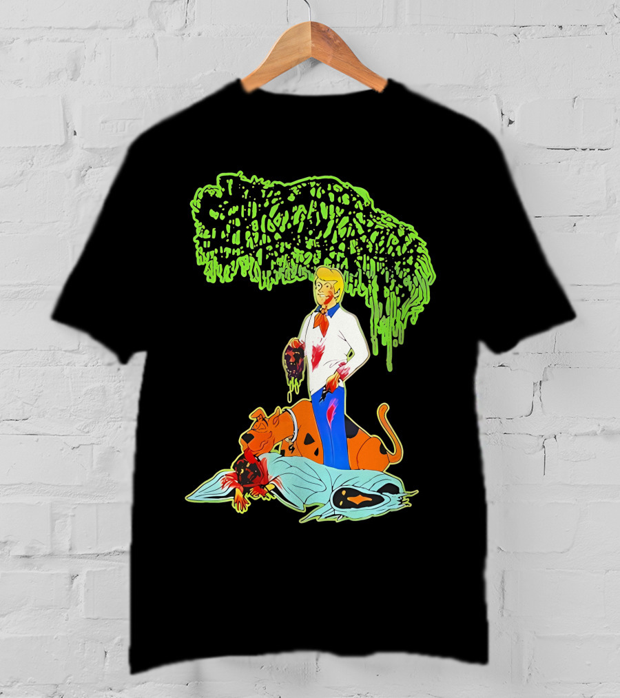 Sanguisugabogg Scooby Doo Fred Jones Horror Mashup T-Shirt