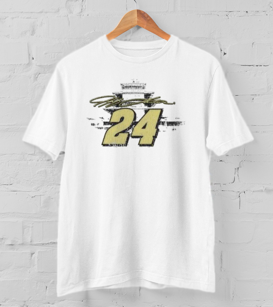 Jeff Gordon Hendrick Motorsports Team Collection 24 1994 Indy Brickyard 400 Winner T-Shirt