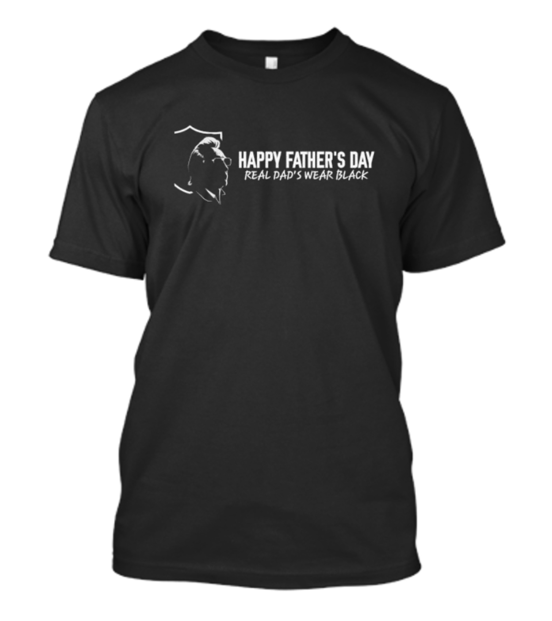 Las Vegas Raiders Happy Father’s Day Real Dad’s Wear Black T-Shirt