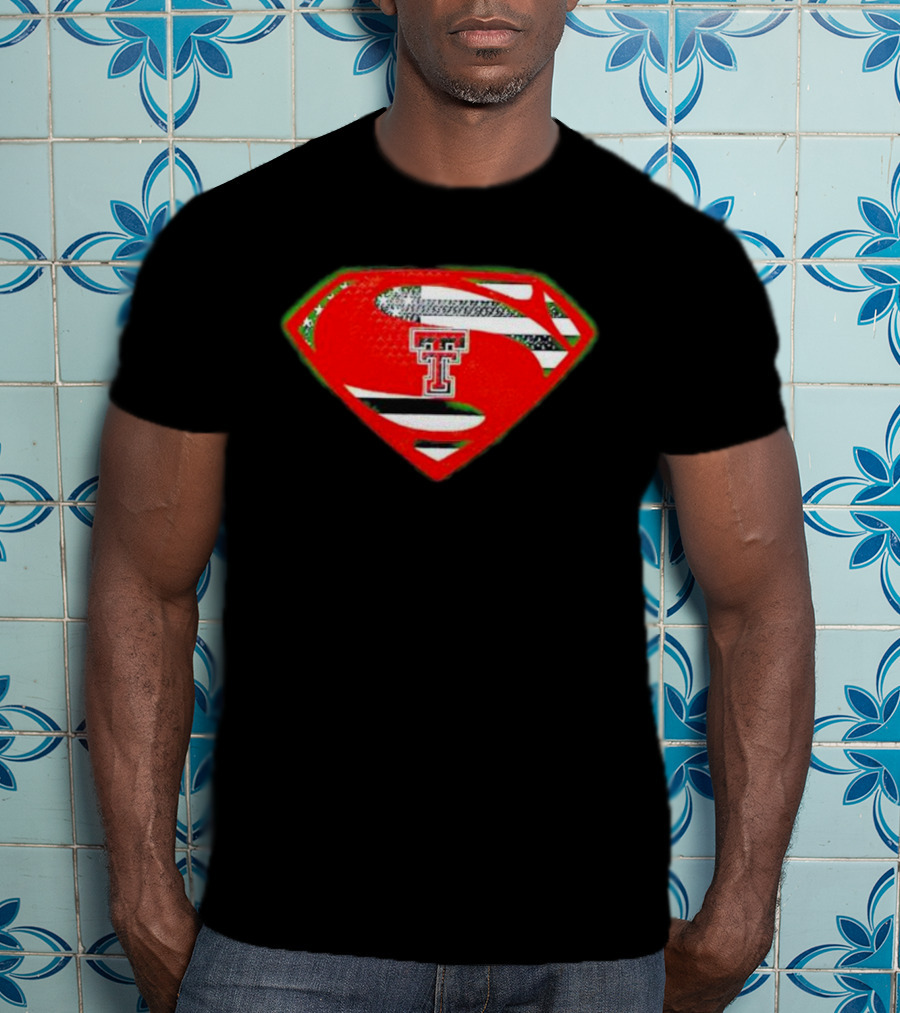 Texas Tech Red Raiders TT Superman T-Shirt
