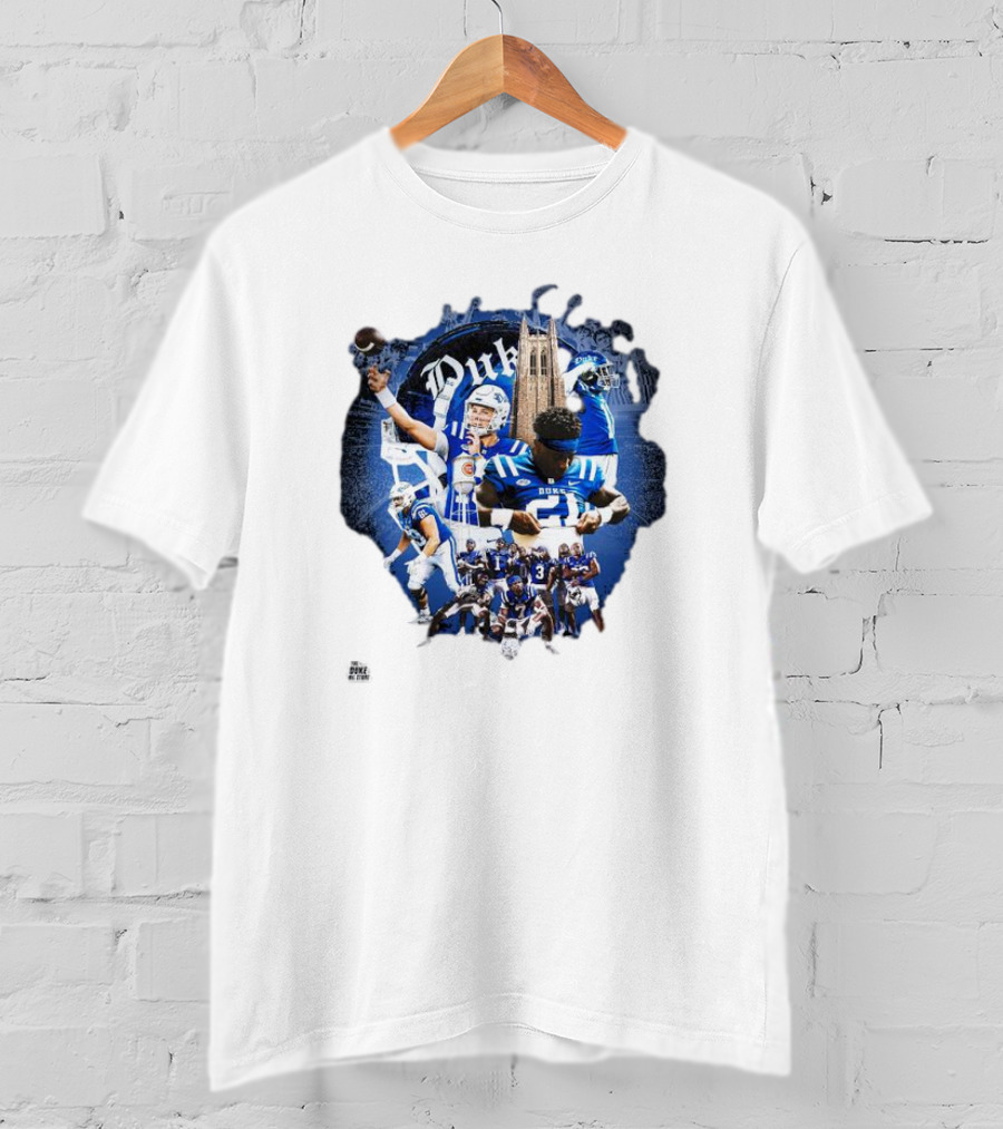 Duke Football Team Celebration Images Tower T-Shirt