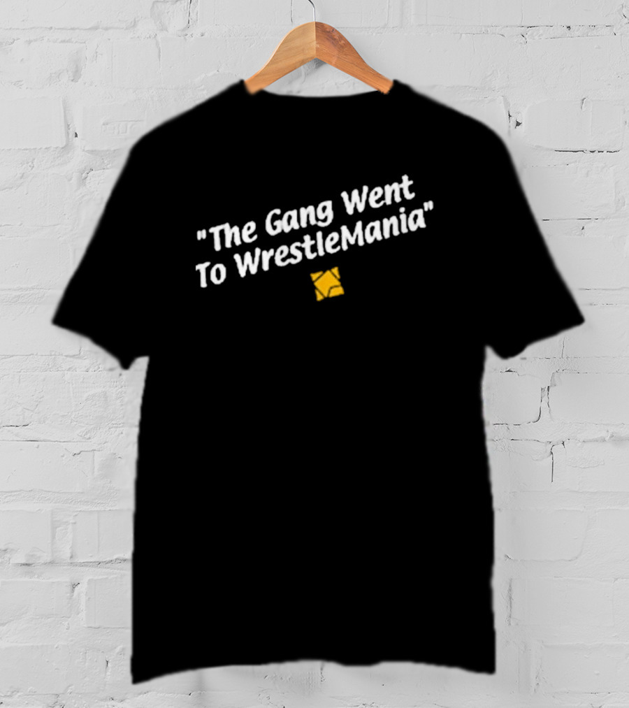 The Gang Went To WrestleMania Charlie Brown Zigzag T-Shirt