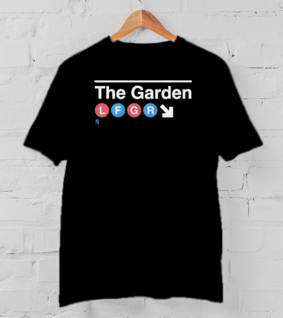 The Garden Lfgr Subway Style Circular Icons T-Shirt