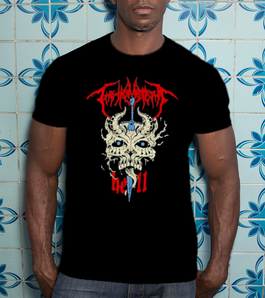 The Home Team Hell Skull Sword T-Shirt