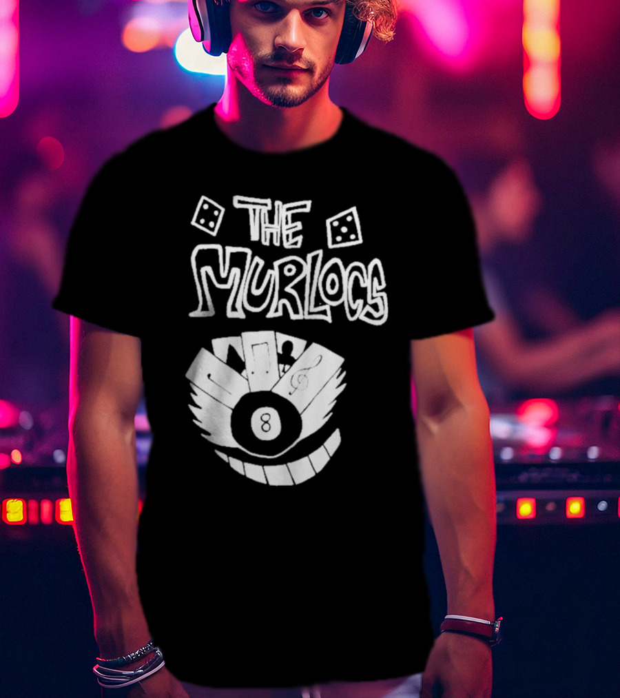 The Murlocs Playing Cards 8 Ball T-Shirt