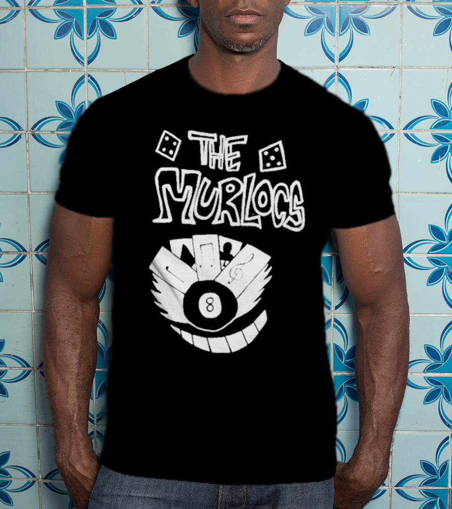 The Murlocs Playing Cards 8 Ball T-Shirt