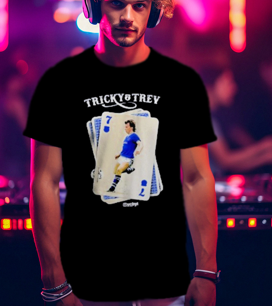 Tricky Trev Playing Card The Nil Satis Factory Keep Your Cards Close To Your Chest T-Shirt