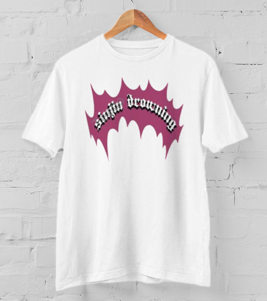 Sinjin Drowning Pink Burst T-Shirt