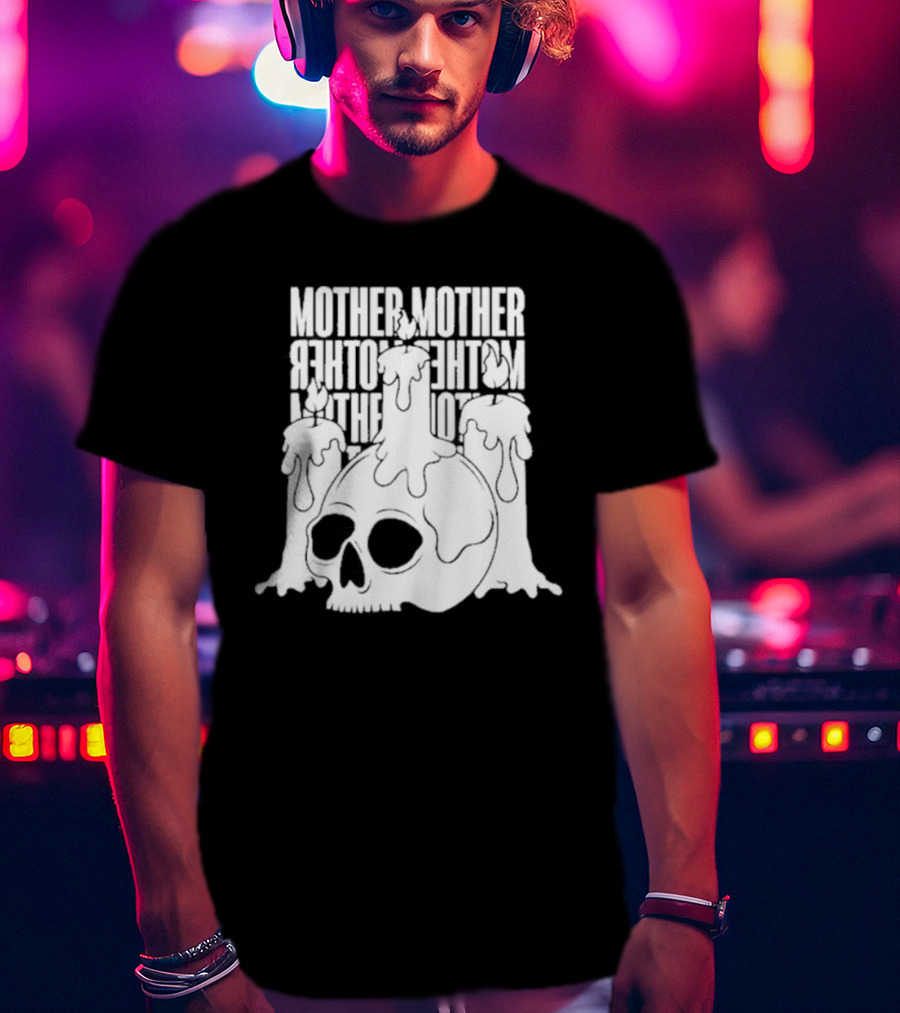 Mother Mother Skull Candle T-Shirt