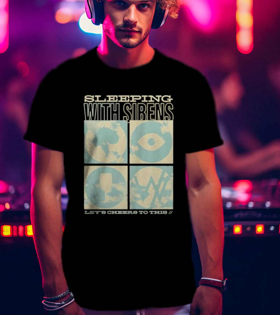 Sleeping With Sirens Let's Cheers To This Iconic Album Art Elements T-Shirt