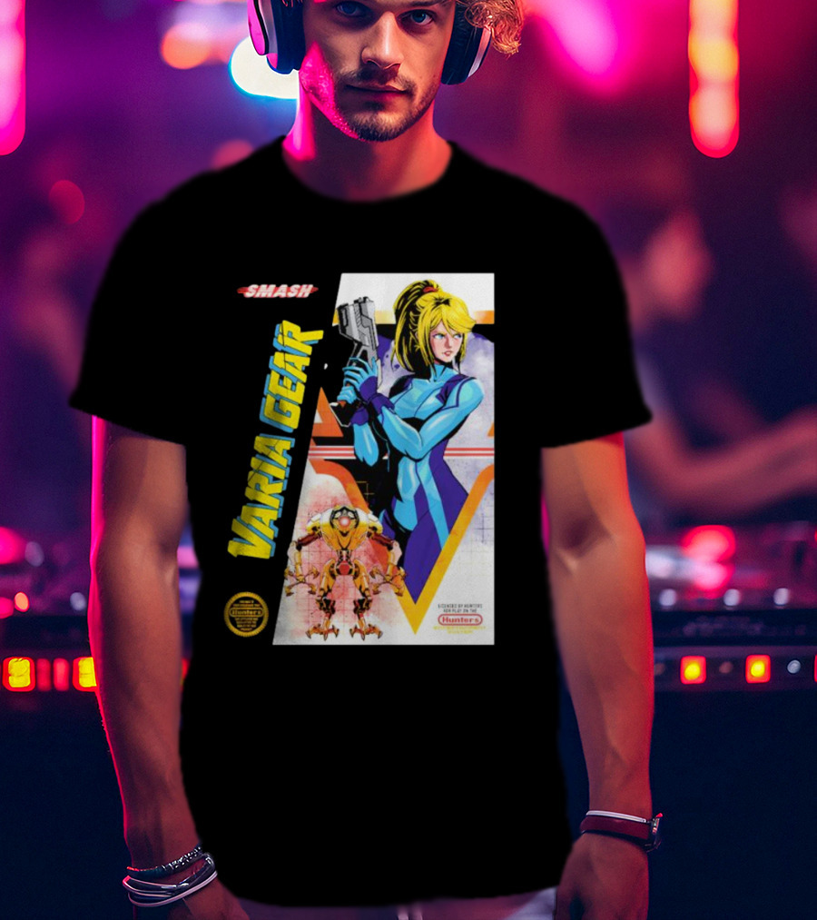 Smash Varia Gear Zero Suit Hunter Chronicles T-Shirt