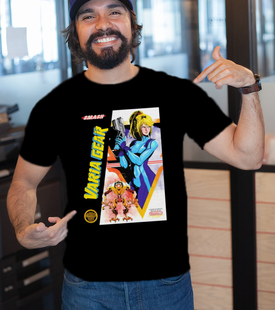 Smash Varia Gear Zero Suit Hunter Chronicles T-Shirt