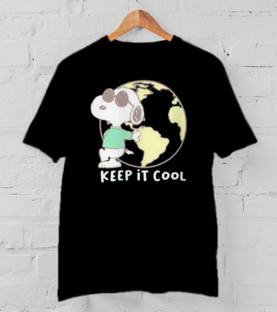 Snoopy Keep It Cool Earth Character T-Shirt