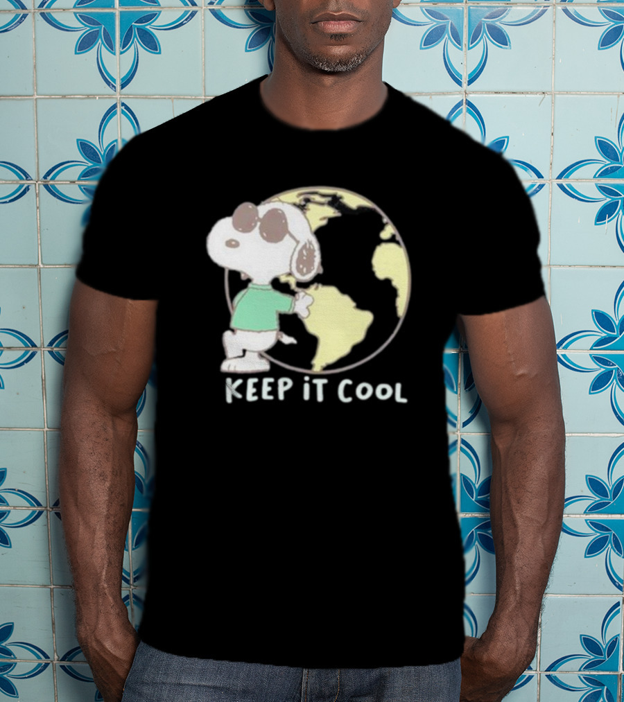 Snoopy Keep It Cool Earth Character T-Shirt
