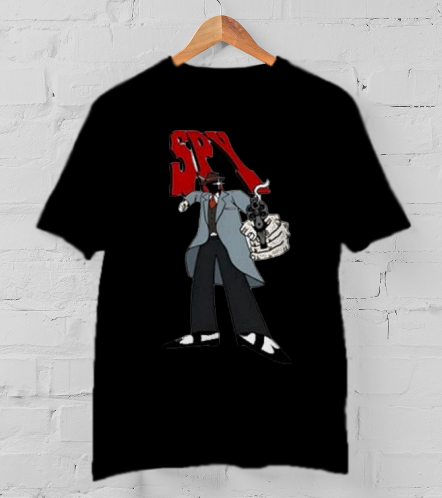 Spy Mobster Gunman Artwork Worldwide T-Shirt