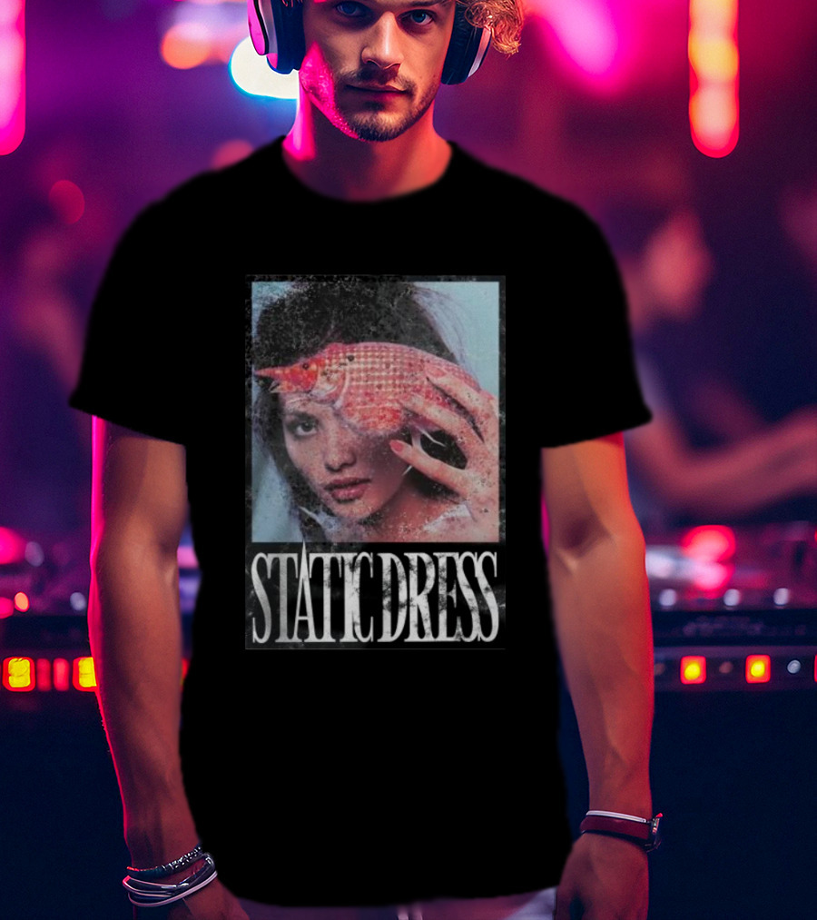 Static Dress Fish Net Mask T-Shirt