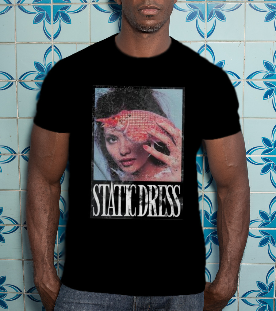 Static Dress Fish Net Mask T-Shirt