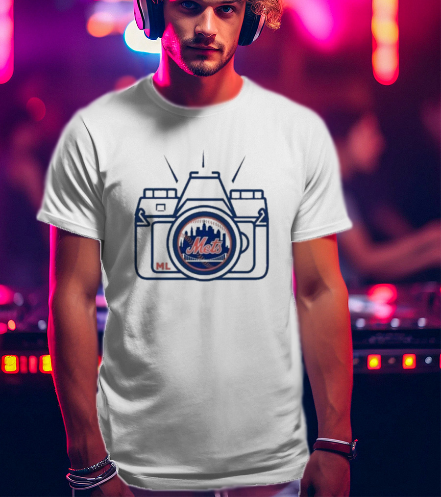 Mets Marc Levine ML Camera T-Shirt