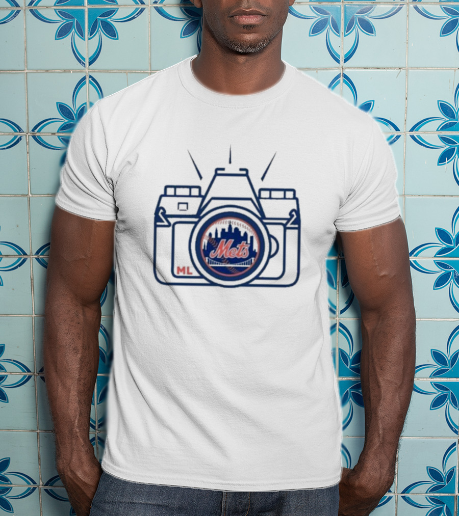 Mets Marc Levine ML Camera T-Shirt