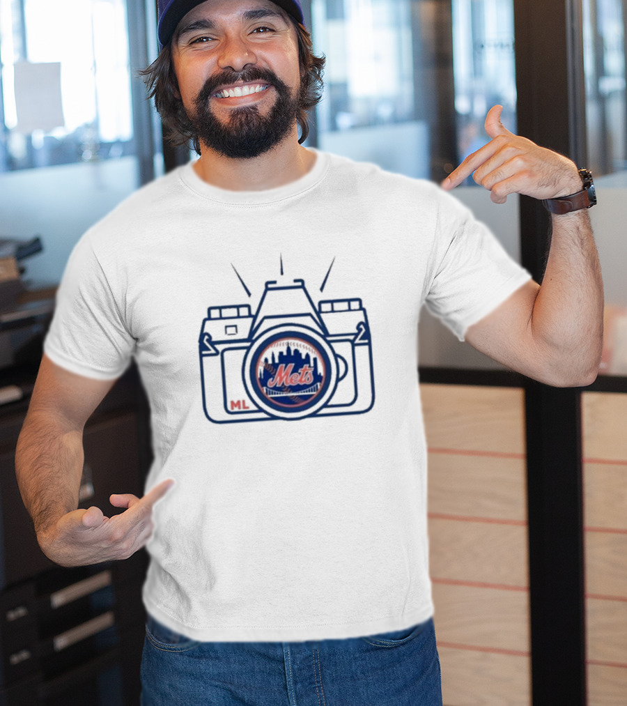 Mets Marc Levine ML Camera T-Shirt