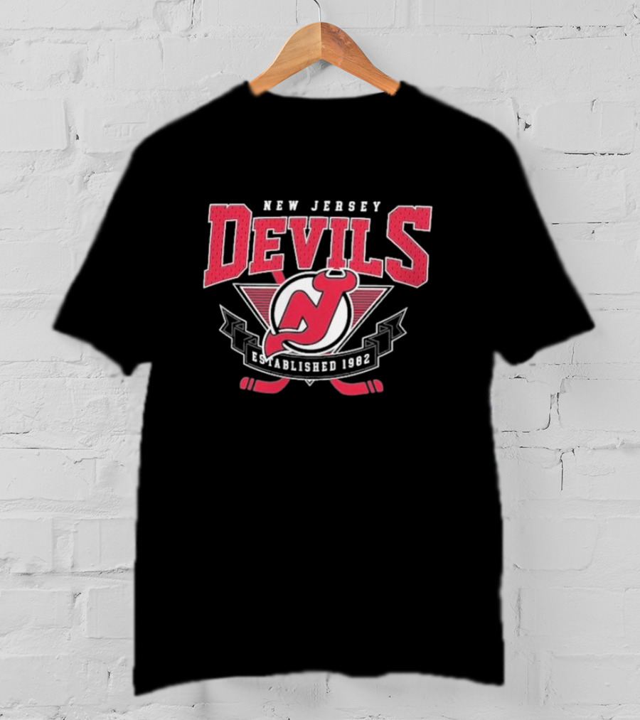 New Jersey Devils Established 1982 Team T-Shirt