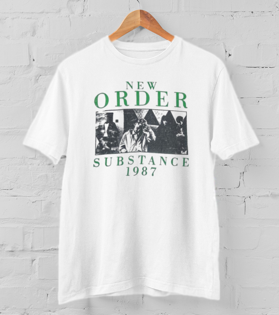 New Order Substance 1987 Album Cover T-Shirt