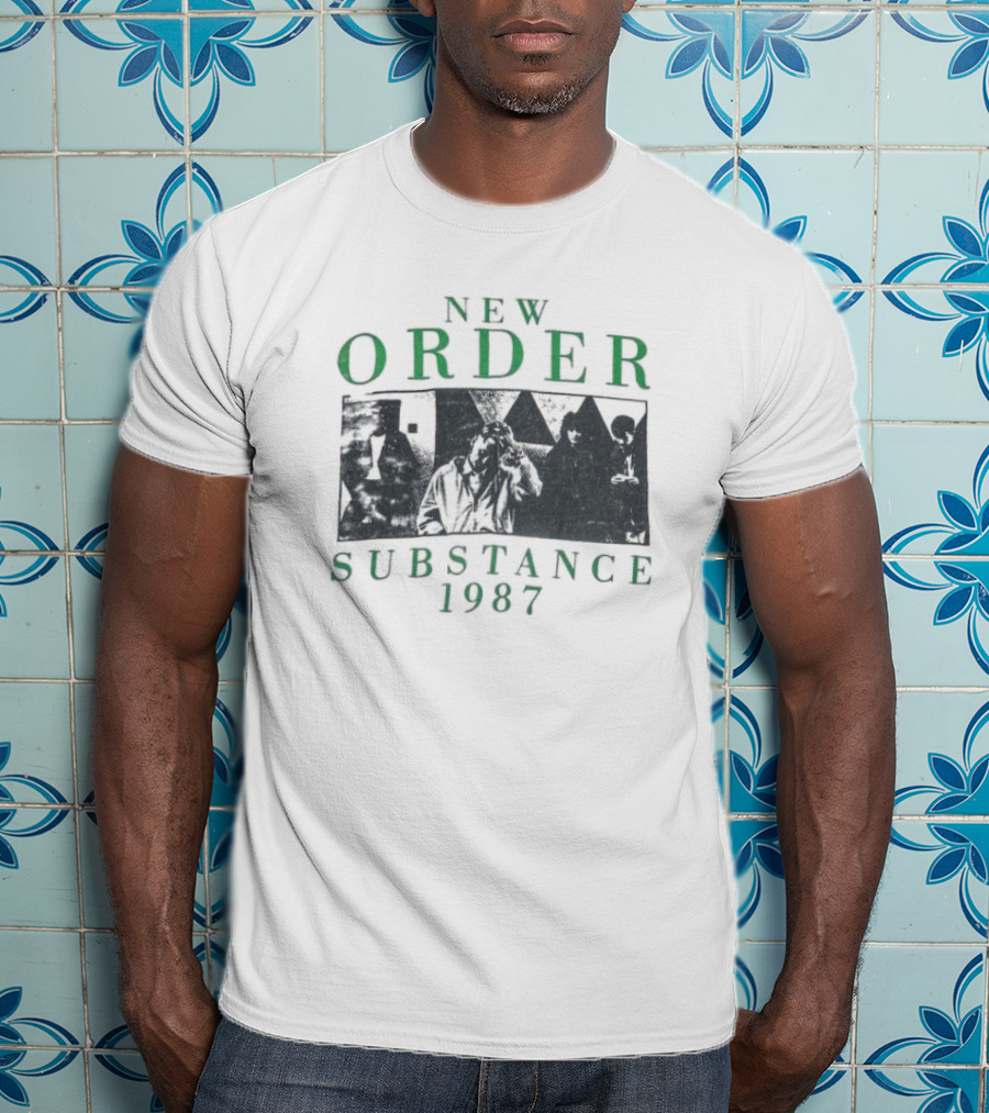 New Order Substance 1987 Album Cover T-Shirt