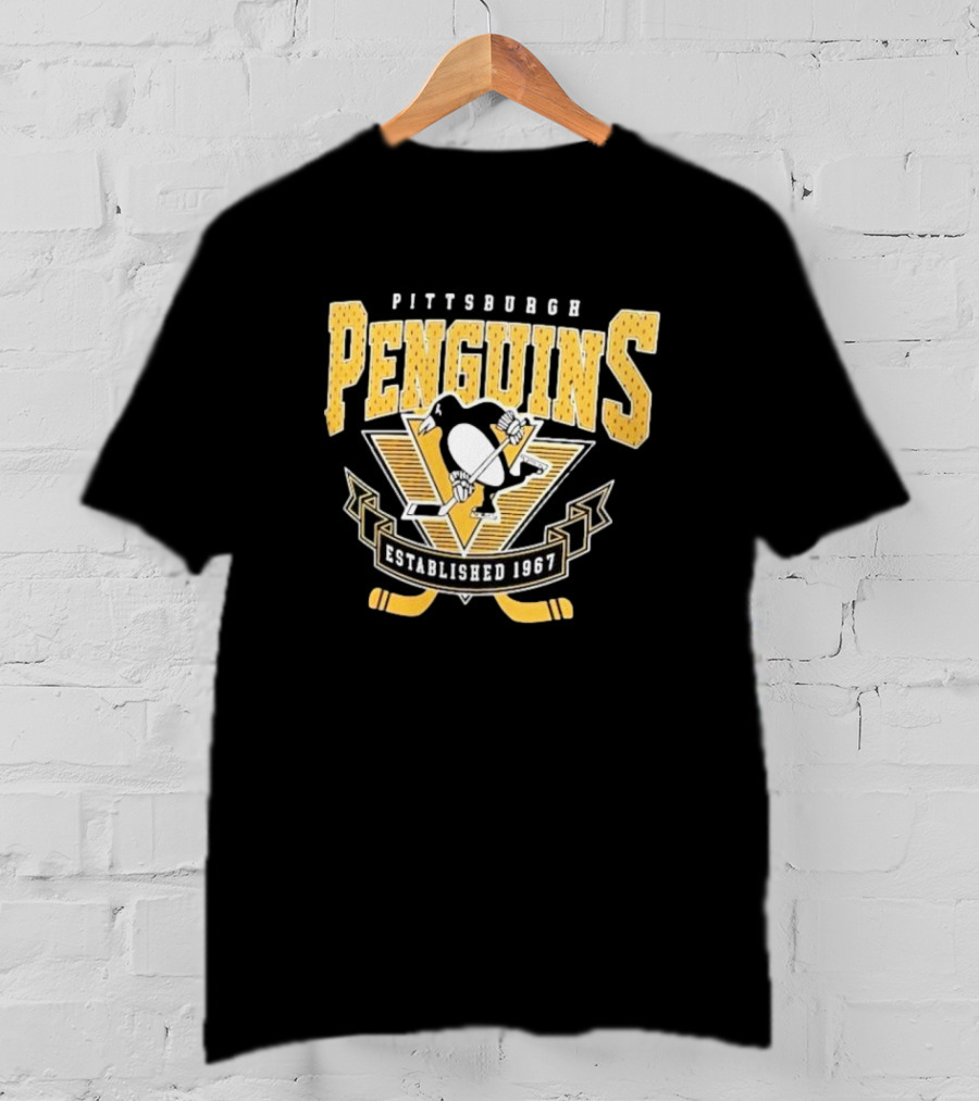 Pittsburgh Penguins Established 1967 Iconic T-Shirt