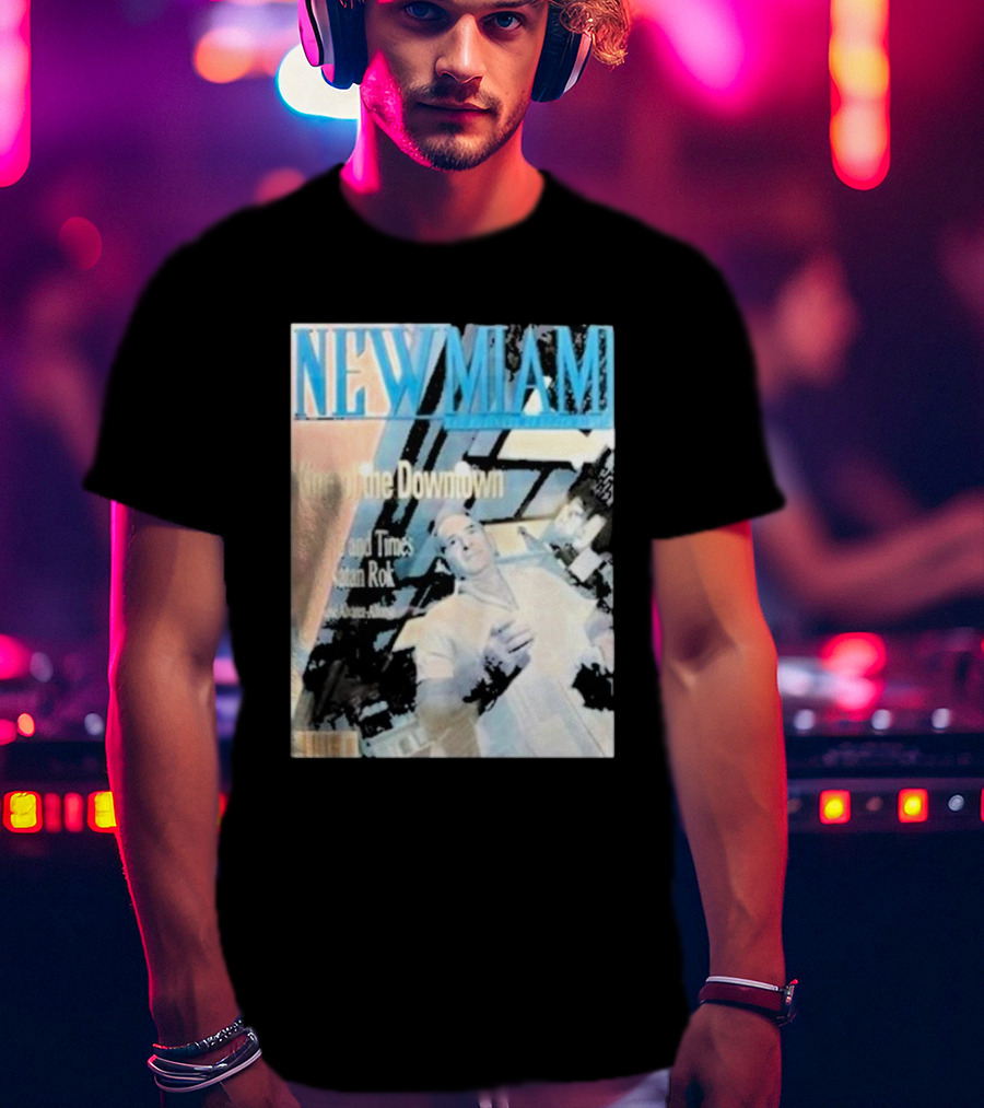 NEW MIAMI King Of The Downtown Life And Times Rok New York T-Shirt