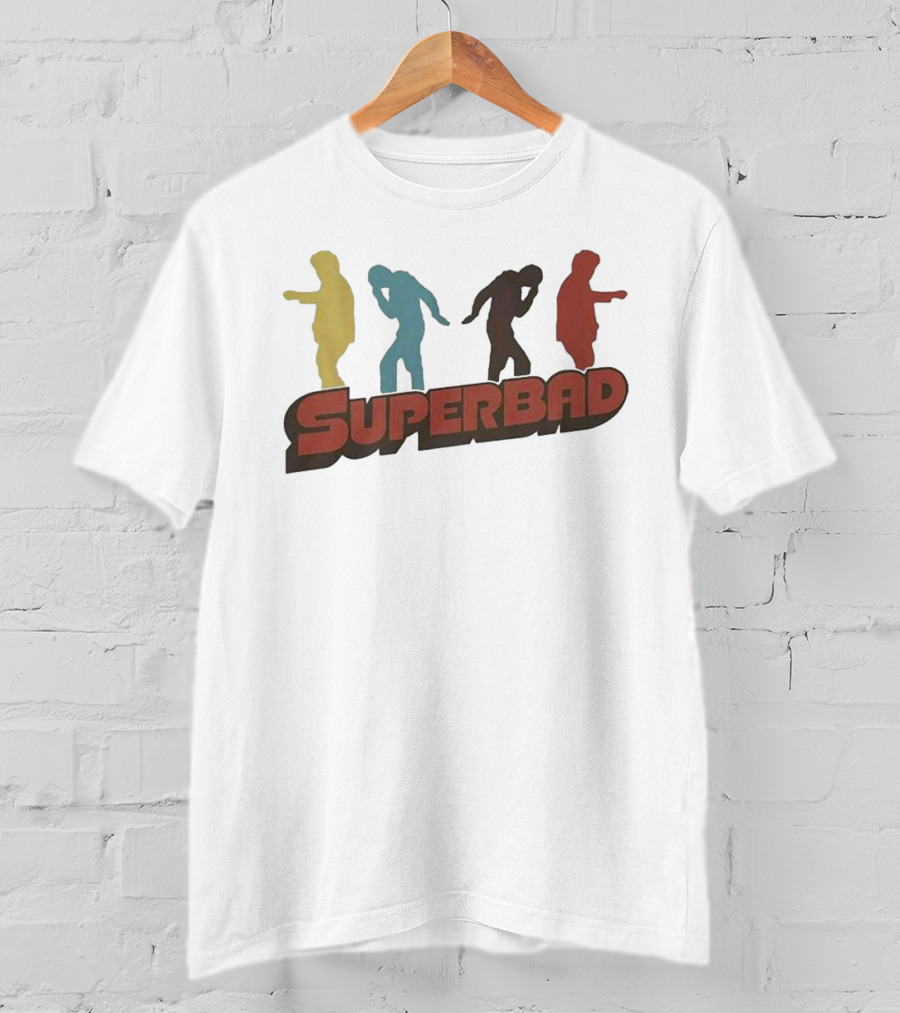 Superbad Silhouette Dance Moves McLovin Movie T-Shirt
