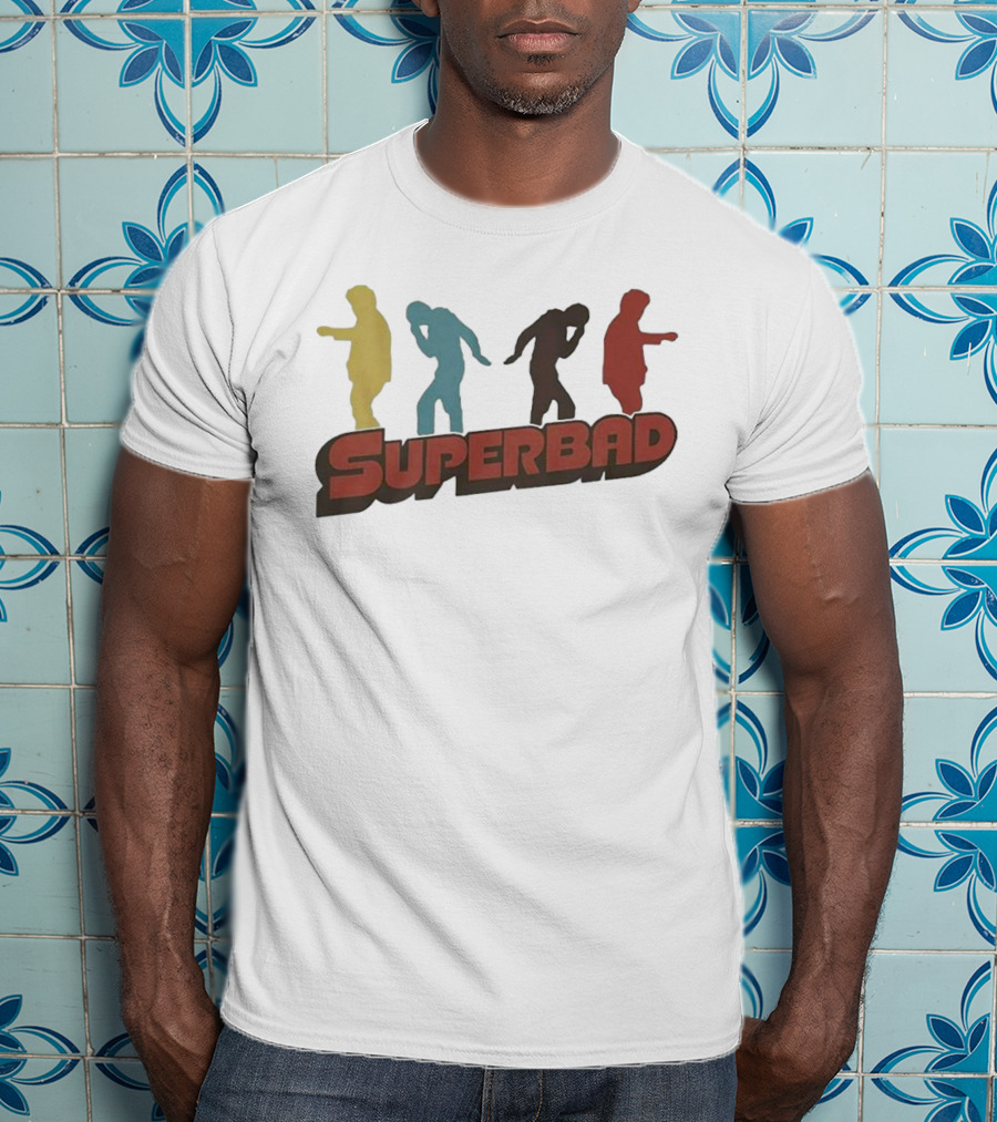 Superbad Silhouette Dance Moves McLovin Movie T-Shirt