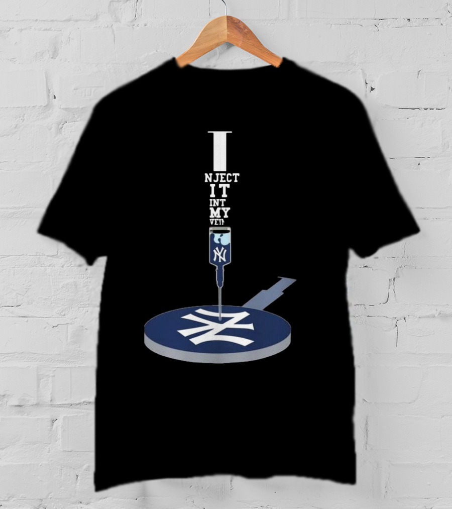 New York Yankees ALCS Inject It Into My Veins Syringe T-Shirt