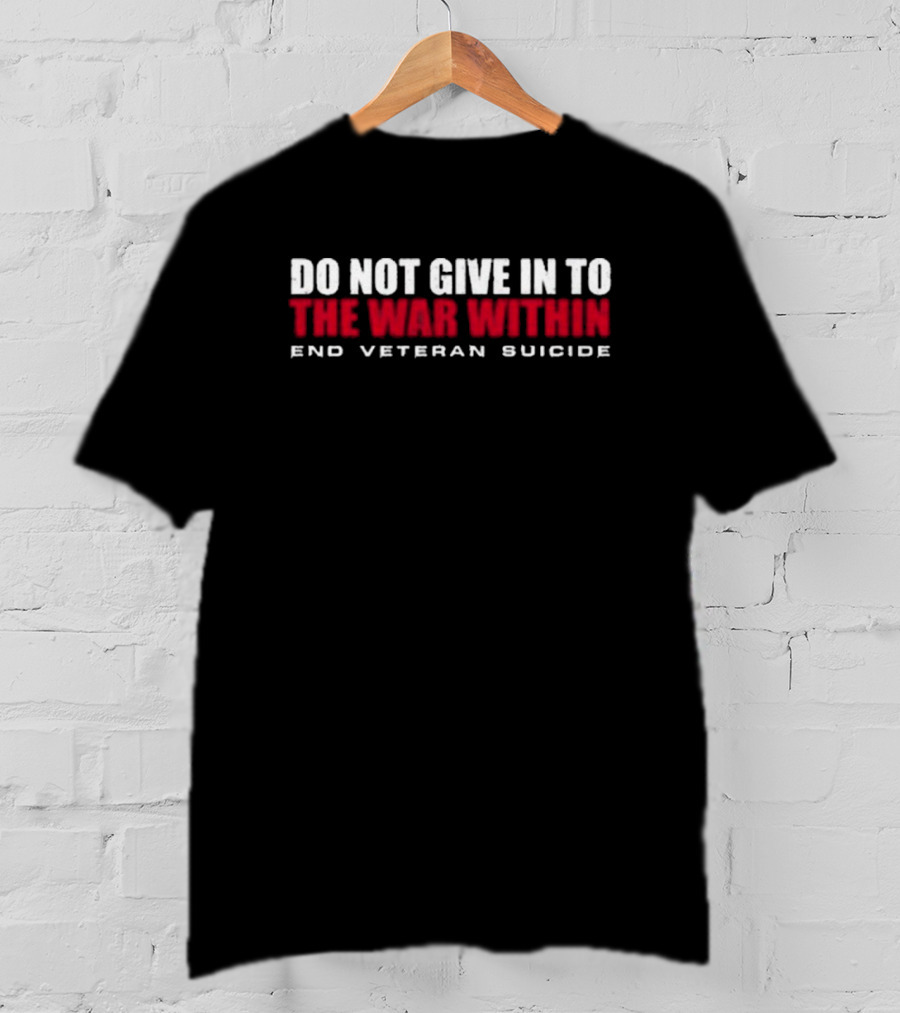 Delta Airlines Controversy Catherine Banks Wearing Do Not Give In To The War Within End Veteran Suicide Message T-Shirt