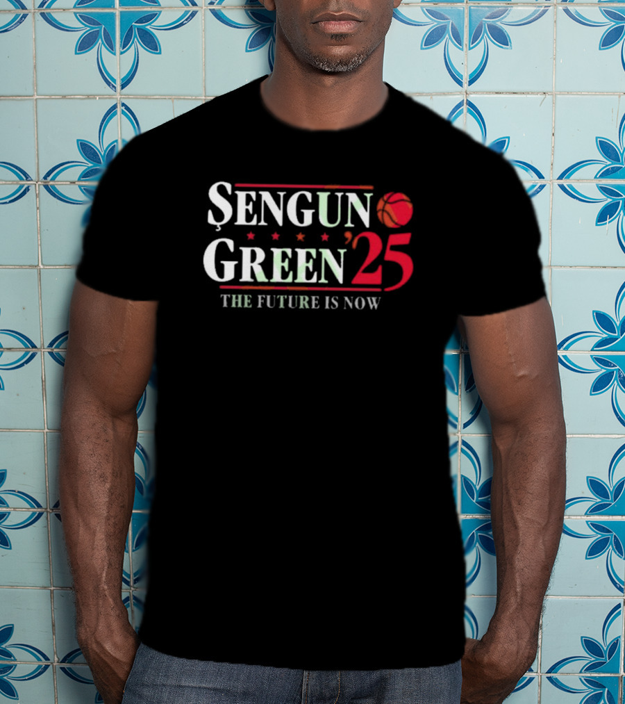 Sengun Green ’25 The Future Is Now Basketball Houston Rockets T-Shirt
