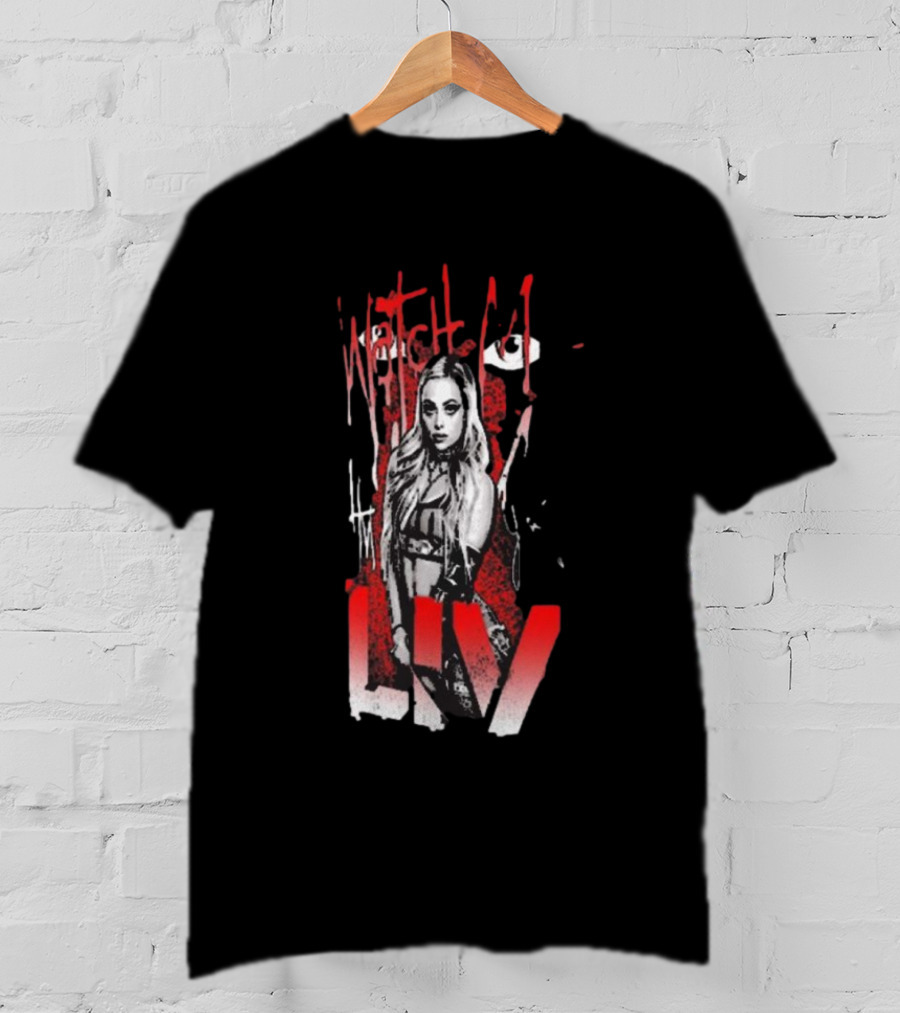Watch Me Liv Red Spray WWE Ripple Junction Liv Morgan T-Shirt