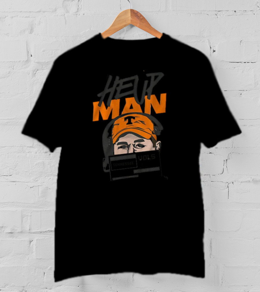Heup Man Tennessee Vols Football Josh Heupel T-Shirt