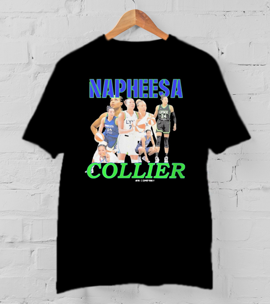 Napheesa Collier Minnesota Lynx WNBA The Homegrown Company Collage T-Shirt