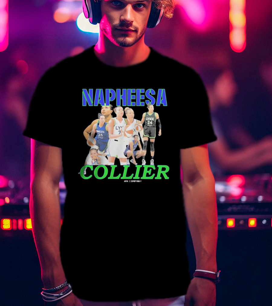 Napheesa Collier Minnesota Lynx WNBA The Homegrown Company Collage T-Shirt