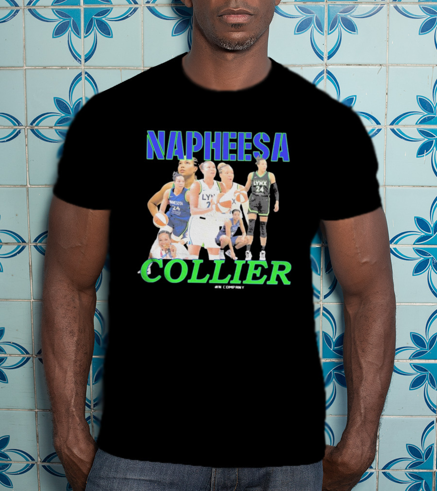 Napheesa Collier Minnesota Lynx WNBA The Homegrown Company Collage T-Shirt